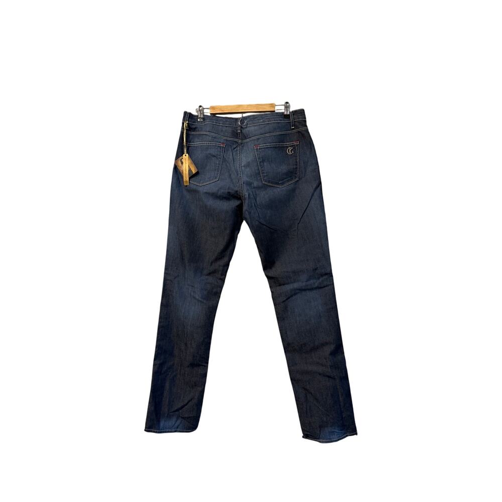 CJ by Cookie Johnson Faith Straight denim jeans washed blue Sz 34 silky vtg - Picture 2 of 12